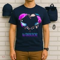 Warrior Heart Feather Graphic T-Shirt thumb 6