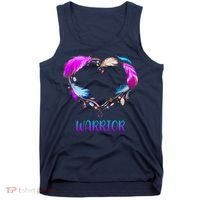 Warrior Heart Feather Graphic Tank Top thumb 0
