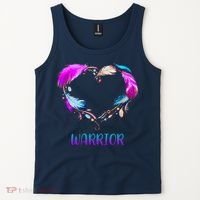 Warrior Heart Feather Graphic Tank Top thumb 2