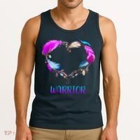Warrior Heart Feather Graphic Tank Top thumb 3