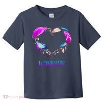 Warrior Heart Feather Graphic Toddler T-Shirt thumb 0