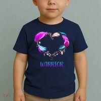 Warrior Heart Feather Graphic Toddler T-Shirt thumb 2