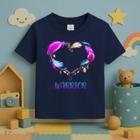 Warrior Heart Feather Graphic Toddler T-Shirt thumb 3