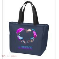 Warrior Heart Feather Graphic Tote Bag thumb 3
