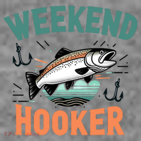 Weekend Hooker Fishing Toddler Hoodie thumb 2