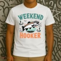 Weekend Hooker Fishing T-Shirt thumb 3