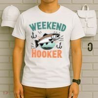 Weekend Hooker Fishing T-Shirt thumb 6
