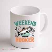 Weekend Hooker Fishing Coffee Mug thumb 1