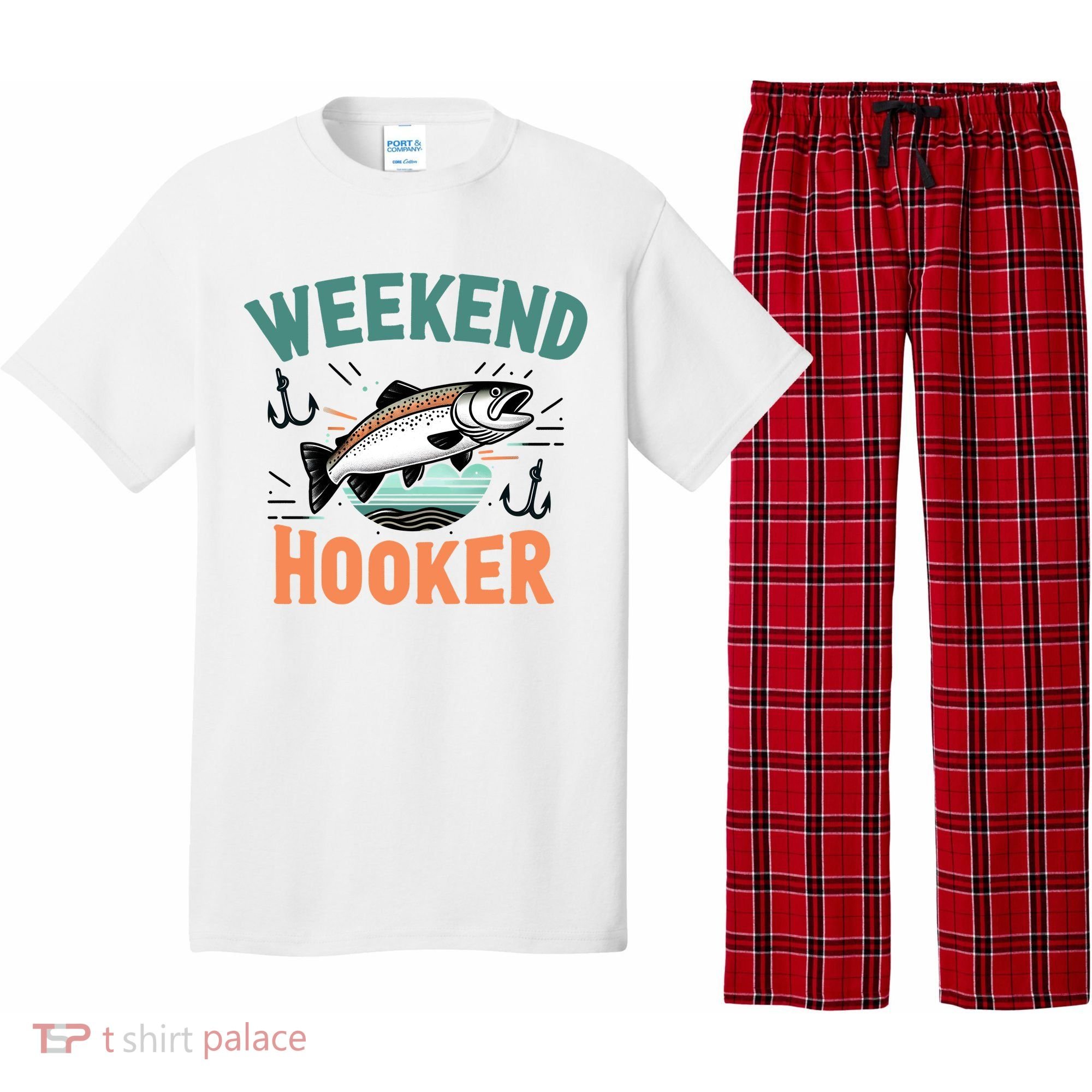 Weekend Hooker Fishing Pajama Set