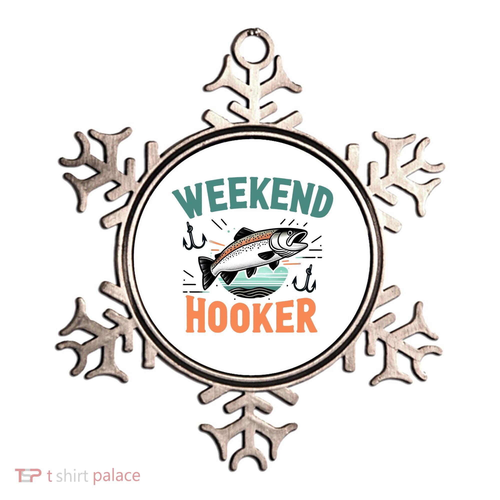 Weekend Hooker Fishing Ornament