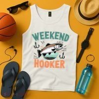 Weekend Hooker Fishing Tank Top thumb 4