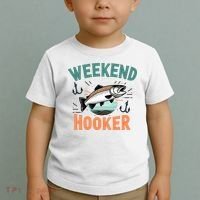 Weekend Hooker Fishing Toddler T-Shirt thumb 2