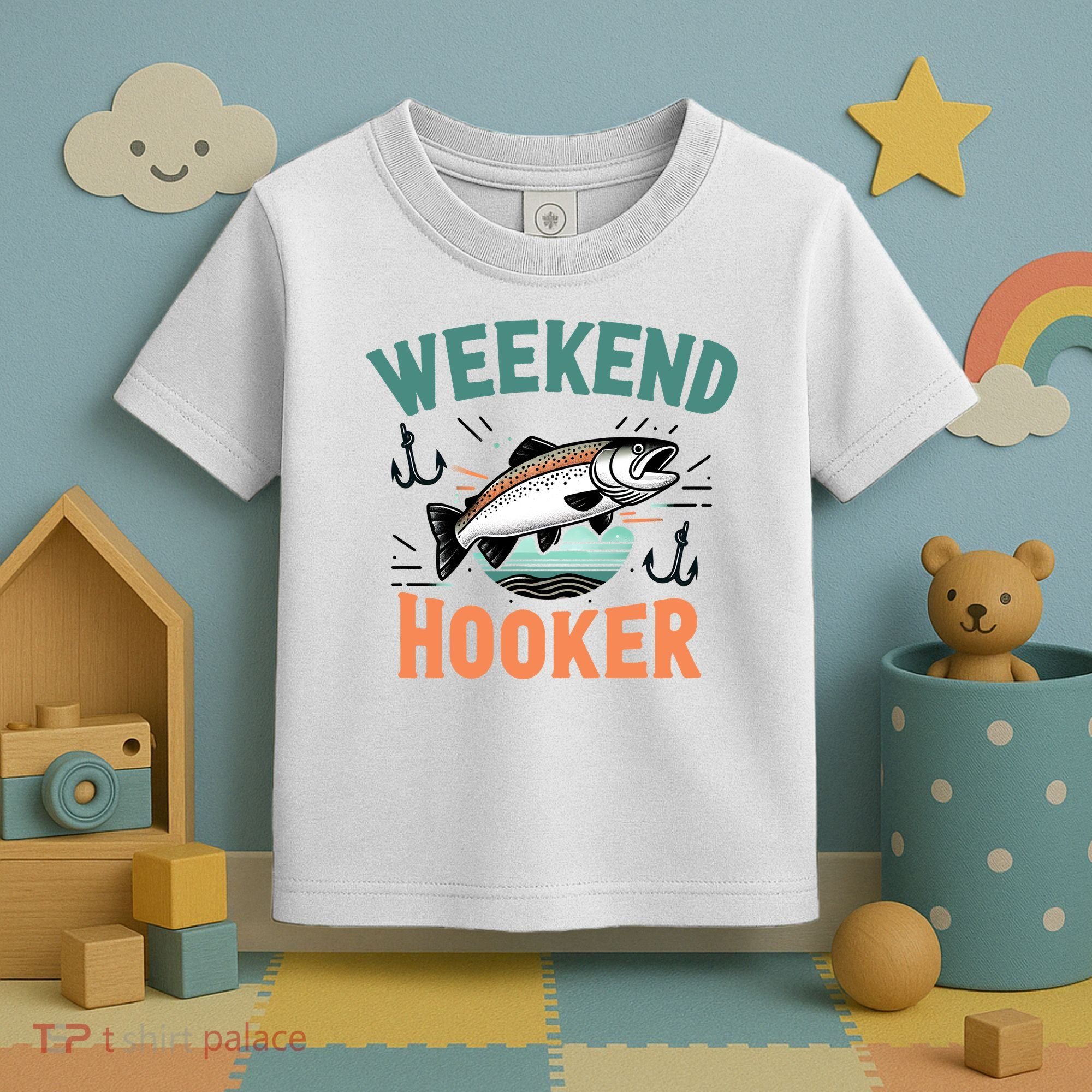 Weekend Hooker Fishing Toddler T-Shirt