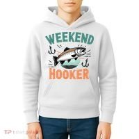 Weekend Hooker Fishing Kids Hoodie thumb 4