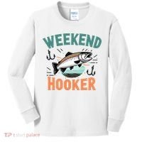Weekend Hooker Fishing Kids Long Sleeve Shirt thumb 0