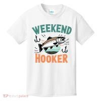Weekend Hooker Fishing Kids T-Shirt thumb 0