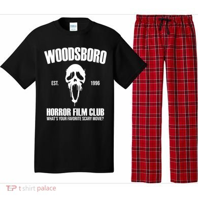 Woodsboro Horror Film Club Scary Movie Pajama Set