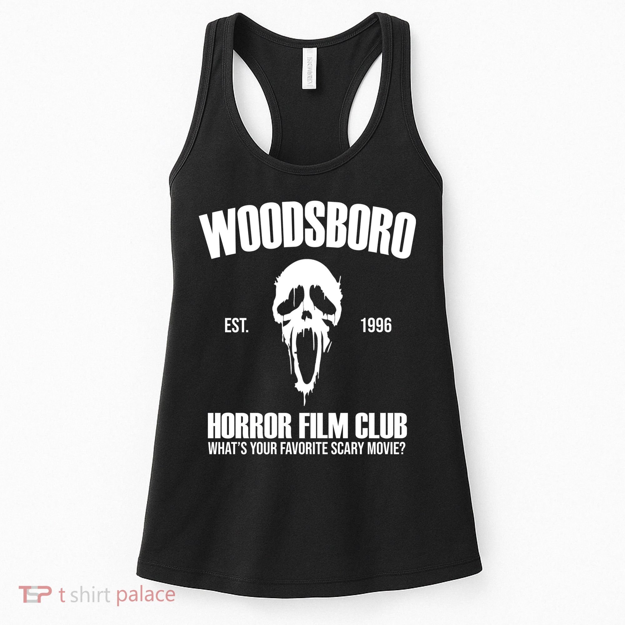 Woodsboro Horror Film Club Scary Movie Women's Tank Top