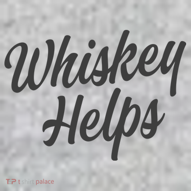 Whiskey Helps Funny The Baniff Cuffed Pom Beanie