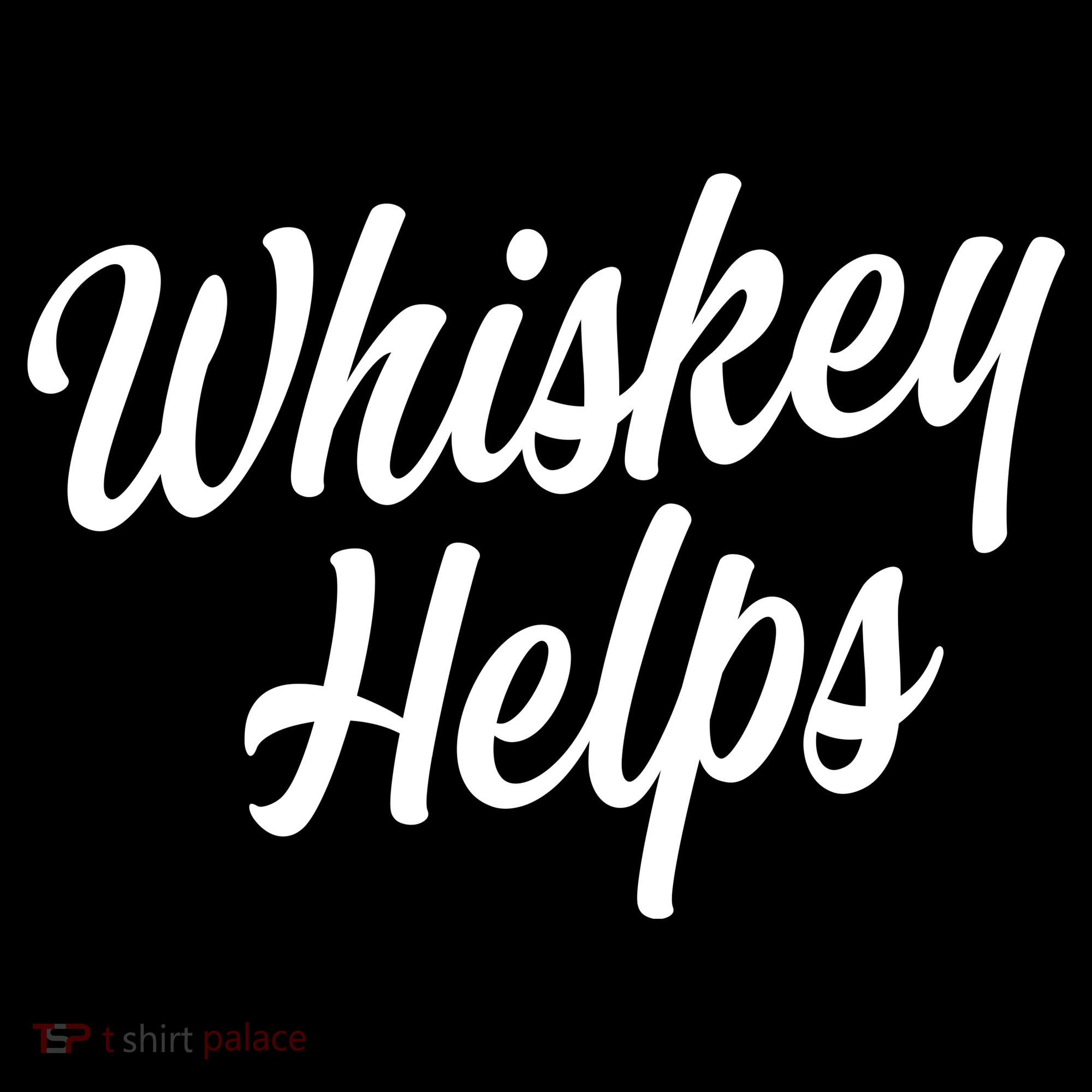 Whiskey Helps Funny Backpack