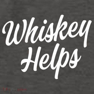 Whiskey Helps Funny Vector Backpack