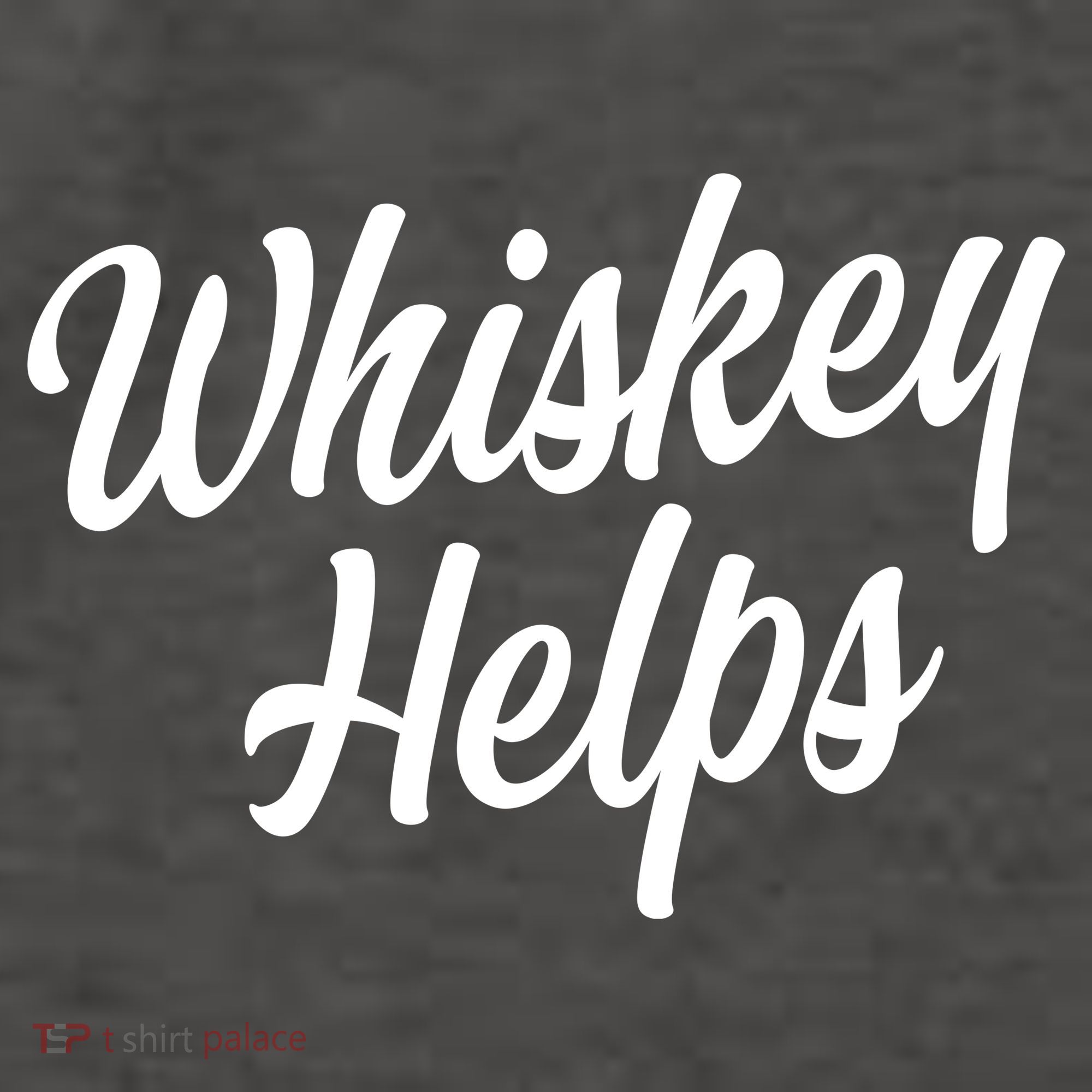 Whiskey Helps Funny Vector Backpack
