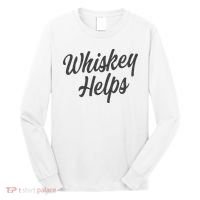 Whiskey Helps Funny Long Sleeve Shirt thumb 0