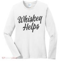 Whiskey Helps Funny Women's Long Sleeve Shirt thumb 0