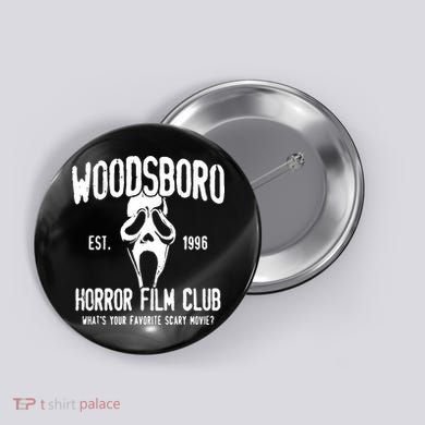 Woodsboro Horror Film Club Button