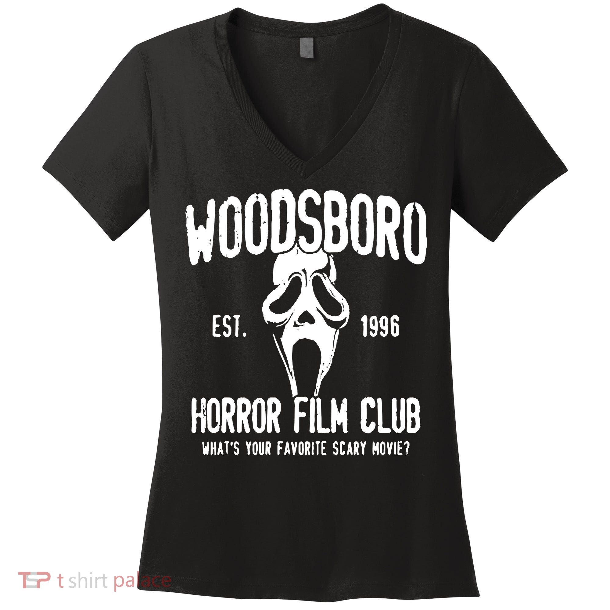 Woodsboro Horror Film Club Women's V-Neck T-Shirt