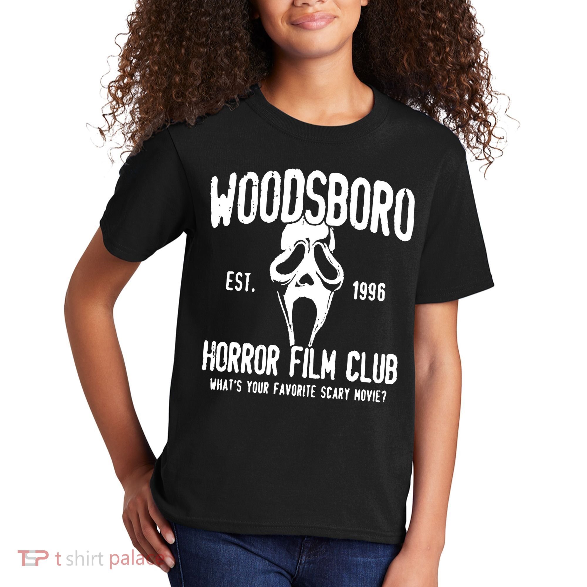 Woodsboro Horror Film Club Kids T-Shirt
