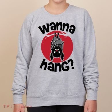 Wanna Hang Funny Bat Women's Sweatshirt