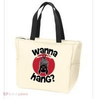Wanna Hang Funny Bat Tote Bag thumb 3