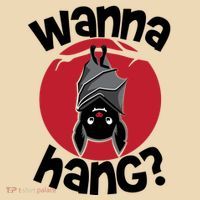 Wanna Hang Funny Bat Tote Bag thumb 4
