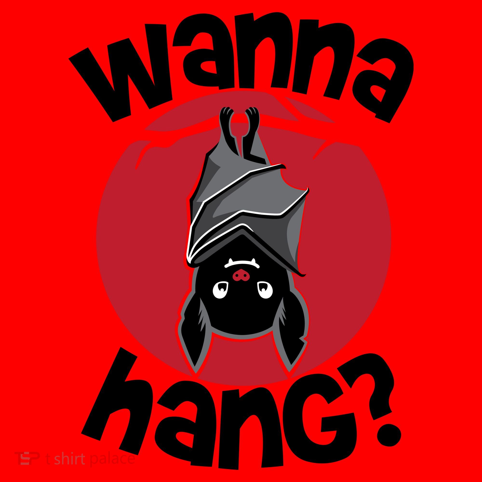 Wanna Hang Funny Bat Santa Hat