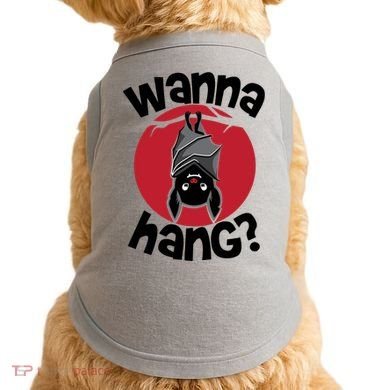 Wanna Hang Funny Bat Doggie Tank