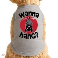 Wanna Hang Funny Bat Doggie Tank thumb 0