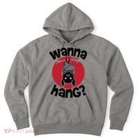 Wanna Hang Funny Bat Hoodie thumb 0