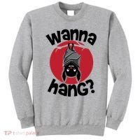 Wanna Hang Funny Bat Sweatshirt thumb 0