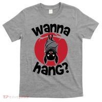 Wanna Hang Funny Bat T-Shirt thumb 0