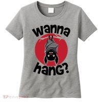 Wanna Hang Funny Bat Women's T-Shirt thumb 0
