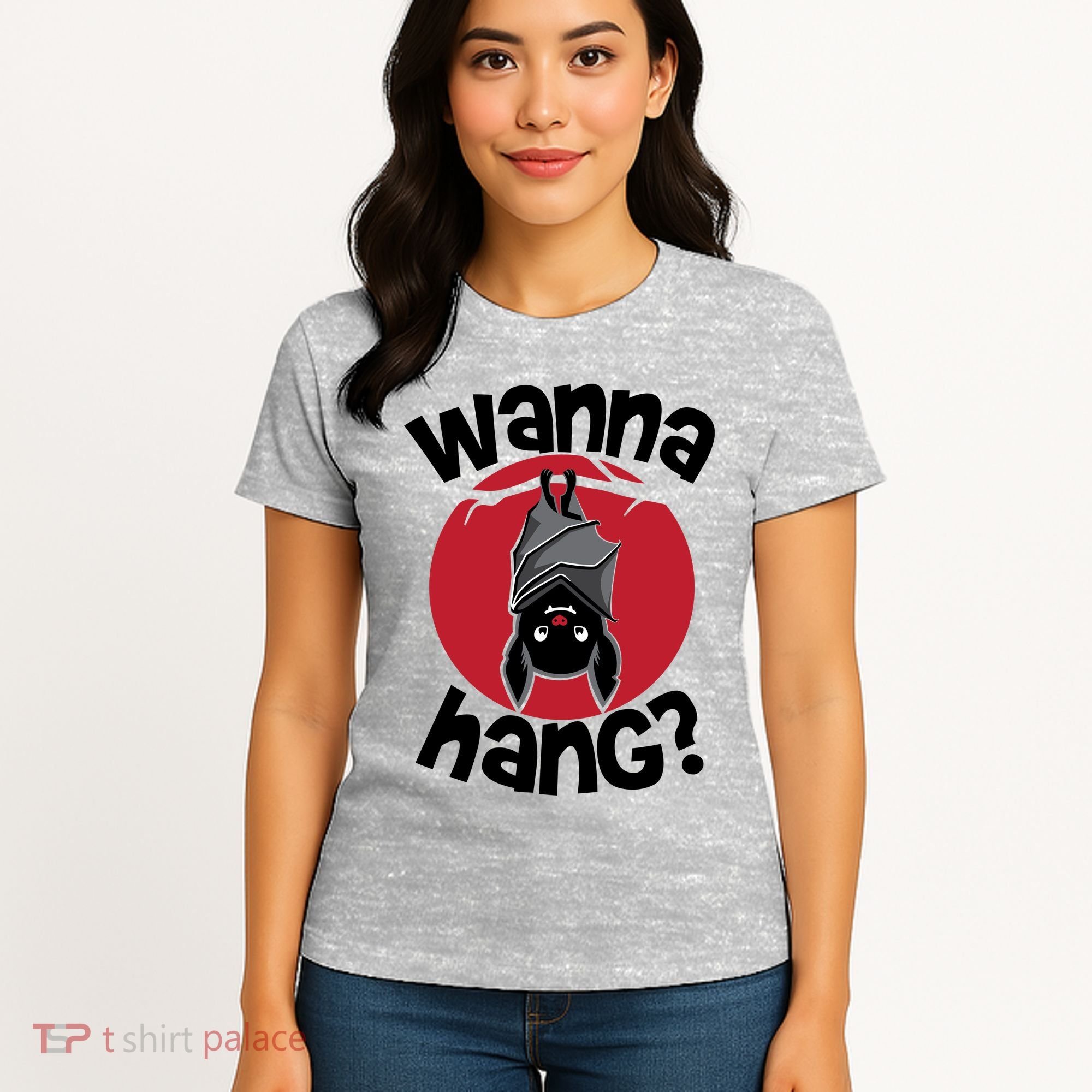 Wanna Hang Funny Bat Women's T-Shirt