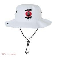 Wanna Hang Funny Bat Bucket Hat thumb 0