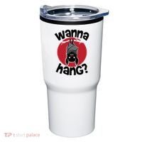 Wanna Hang Funny Bat Tumbler thumb 0