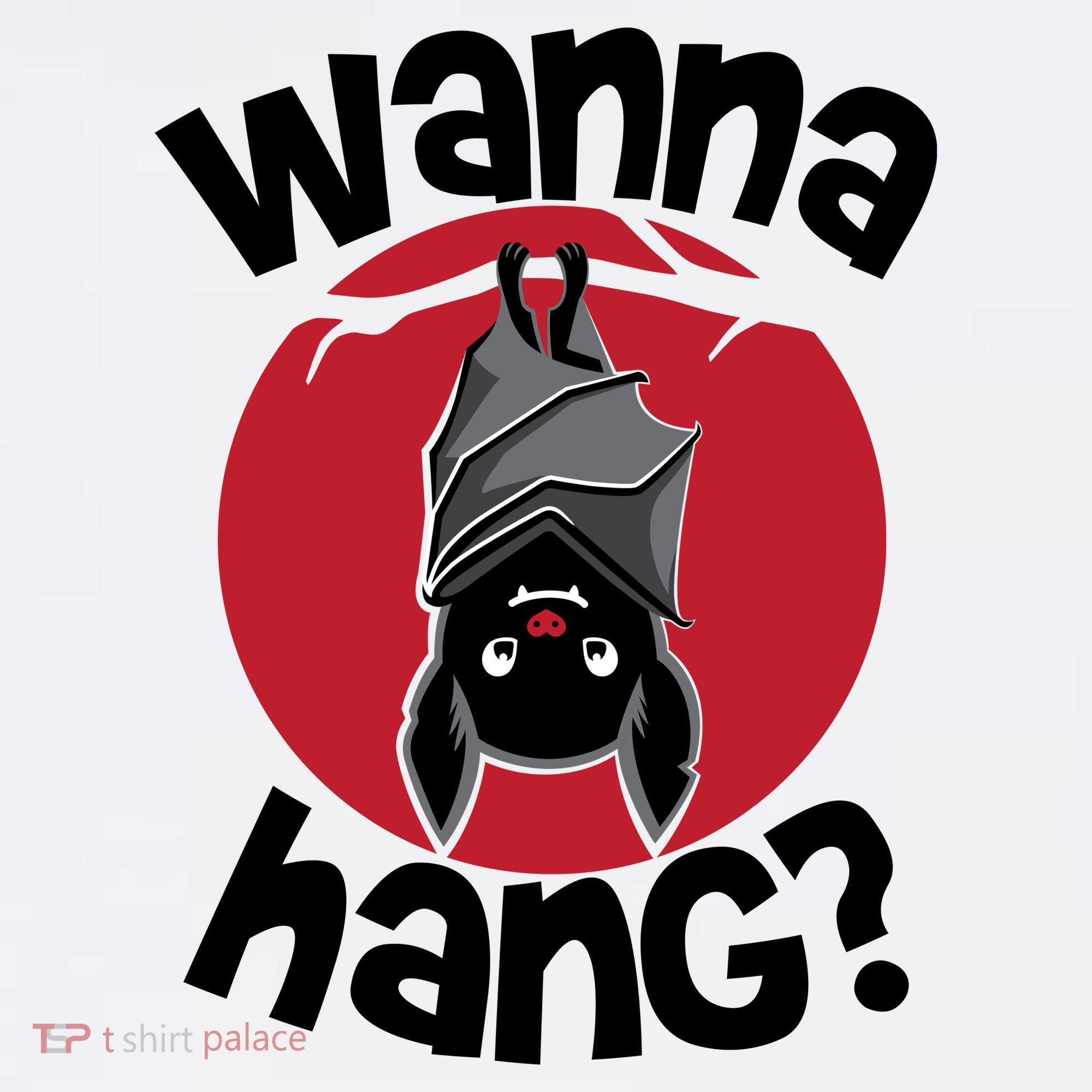 Wanna Hang Funny Bat Mousepad
