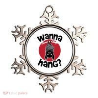 Wanna Hang Funny Bat Ornament thumb 0