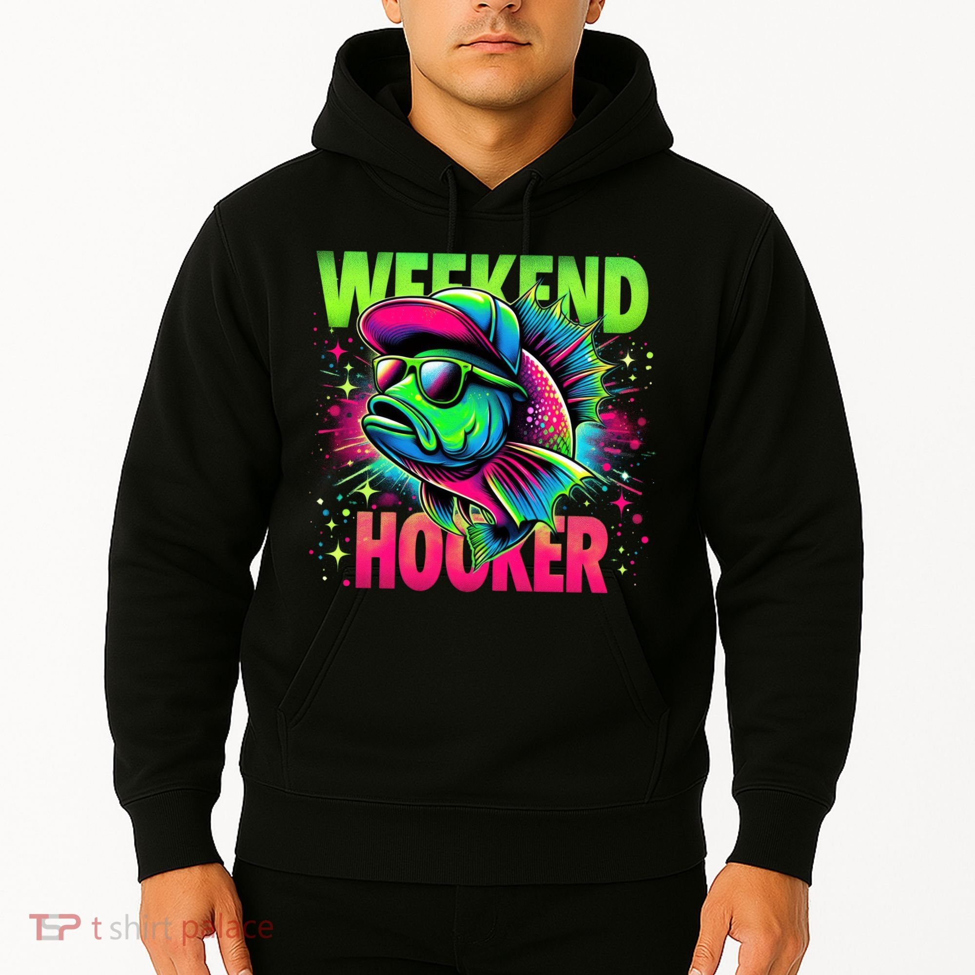 Weekend Hooker Funny Fish Hoodie