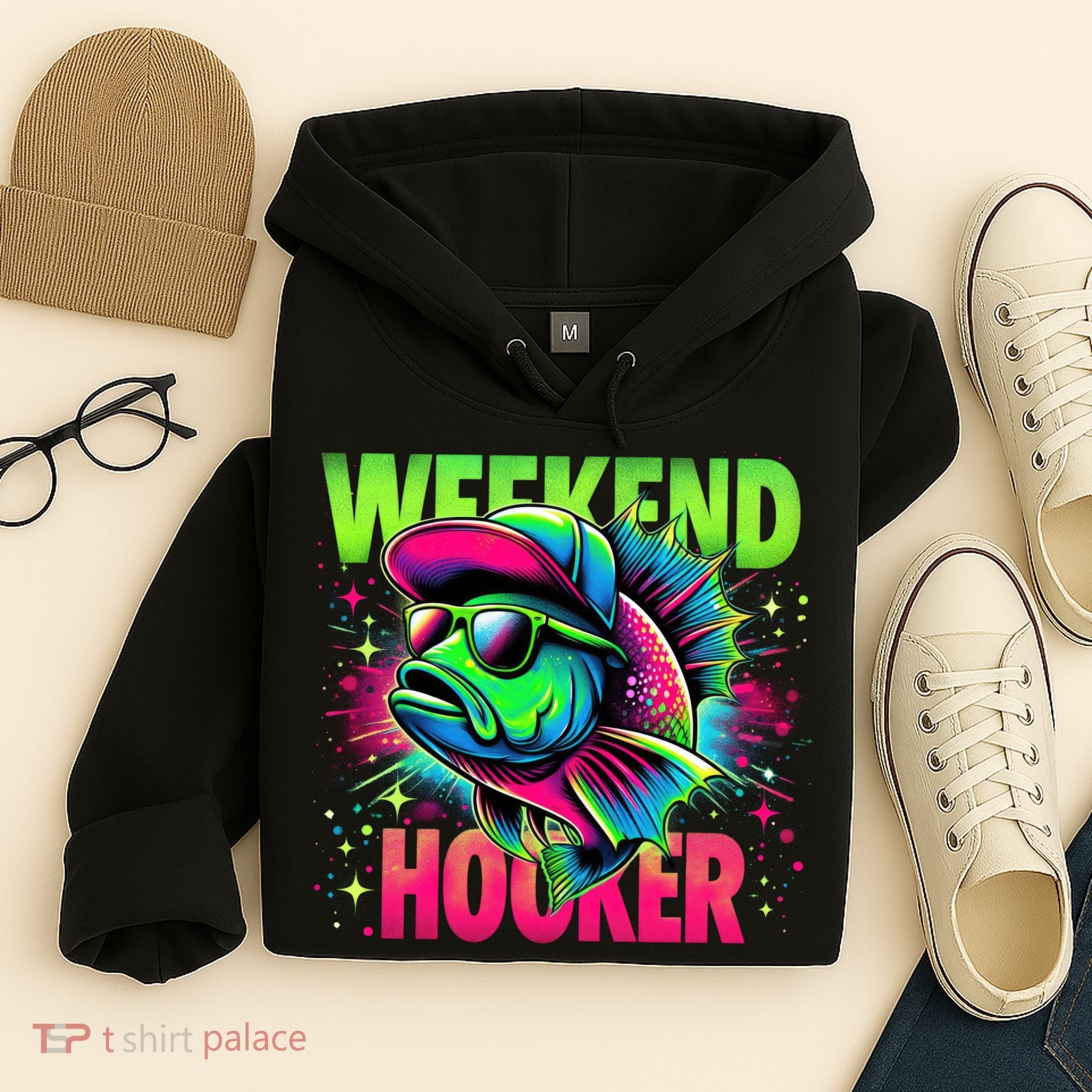 Weekend Hooker Funny Fish Hoodie