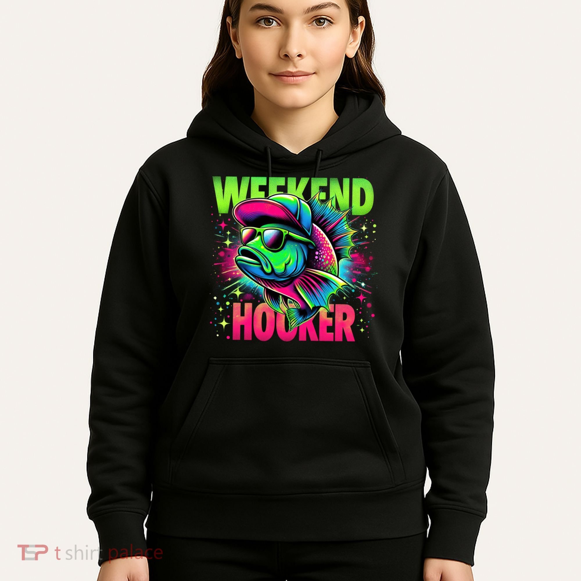 Weekend Hooker Funny Fish Hoodie