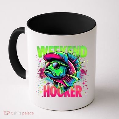 Weekend Hooker Funny Fish Coffee Mug